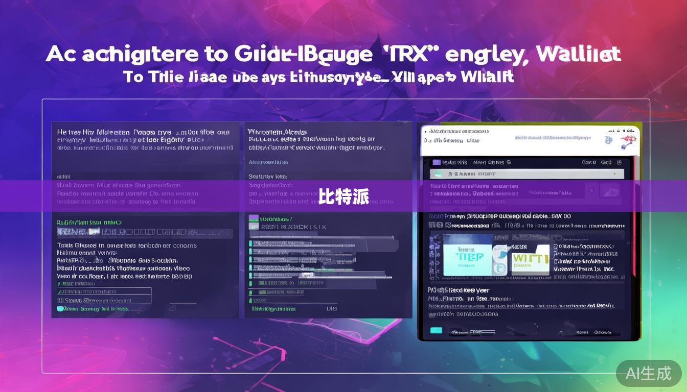 比特派钱包获取TRX能量全指南：方法、用途与风险避坑